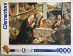 Image of the puzzle 1000, Clementoni, The Adoration of the Shepherds, by Domenico Ghirlandaio, Picture of the box