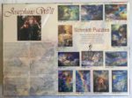 Image of the puzzle 3000, Schmidt, The Kiss, by Josephine Wall, Factory Sealed, Picture of the back