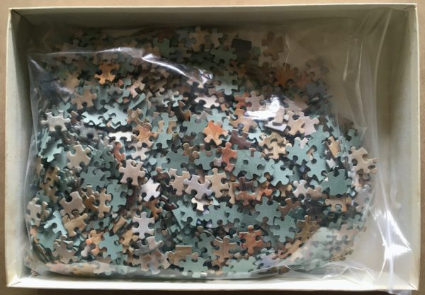 Image of the puzzle 1500, Jumbo, Going for a Walk, Complete, Timoléon Marie Lobrichon, Complete, Picture of the bag