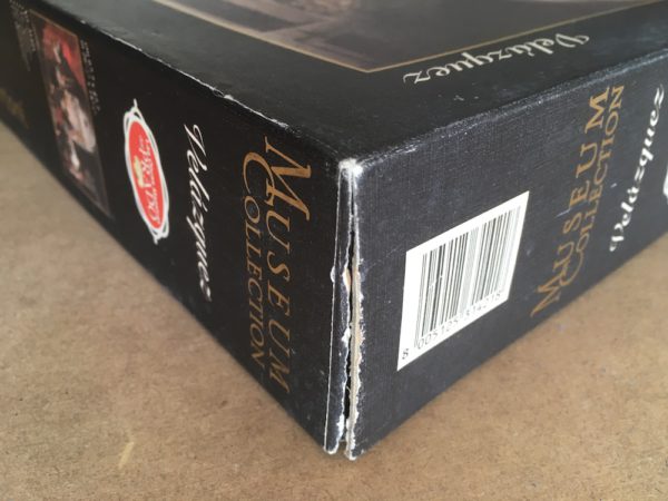 Image of the puzzle 1000, Clementoni, The Spinners, by Diego Velázquez, Sealed Bag, Listed by Jorge, Picture of the corner
