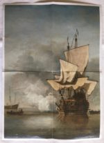Image of the puzzle 1000, Rijksmuseum, The Cannon Shot, by Willem van de Velde the Younger, Picture of the poster