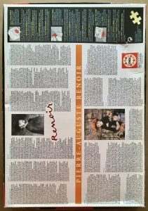 Image of the puzzle 1500, Educa, On the Terrace, by Pierre-Auguste Renoir, Complete, Picture of the back