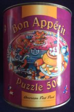 Image of the puzzle 500, Heye, American Fast Food, by Michael Ryba, Complete, Picture of the can