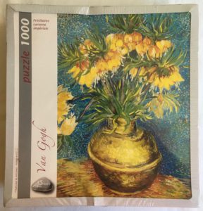 Image of the puzzle 1000, Art Stones, Imperial Fritillaries in a Copper Vase, Vincent van Gogh, Factory Sealed