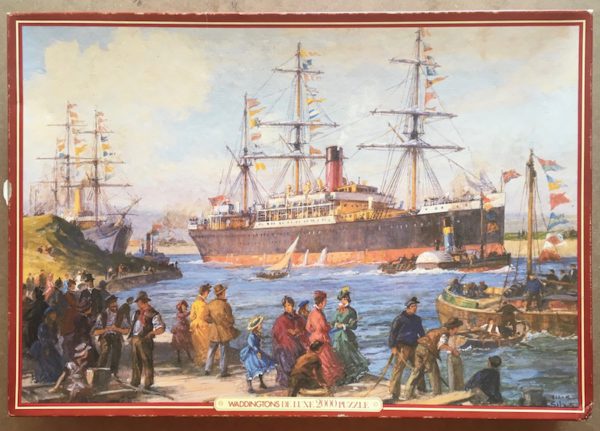 Image of the Puzzle 2000, Waddingtons, Welcome Home, Complete. Image of the Box