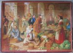 Image of the puzzle 4000, Waddingtons, Market Day, Henry Charles Bryant, Sealed Bag, Picture of the box