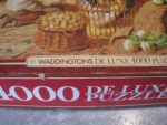 Image of the puzzle 4000, Waddingtons, Market Day, Henry Charles Bryant, Sealed Bag, Detail of the box