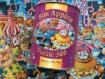 Image of the puzzle 500, Heye, American Fast Food, by Michael Ryba, Complete, Picture of the can and the puzzle