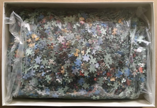 Image of the puzzle 5000, Educa, Castle of Roche Courbon, France, Sealed Bag, Picture of the bag