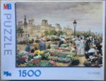 Image of the puzzle 1500, MB, Paris, The Flower Market, 1895, Complete, Picture of the box