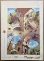 Image of the puzzle 1500, Clementoni, Palace of Illusion, by Irvine Peacock, Factory Sealed, Picture of the box