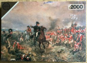 Image of the puzzle 2000, Falcon, Battle of Waterloo, by Robert Hillingford, Factory Sealed