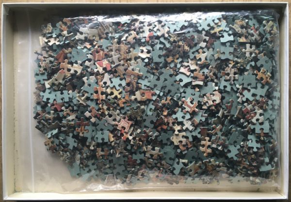 Image of the puzzle 1500, Ravensburger, Royal Procession, by Benozzo Gozzoli, Complete, Picture of the bag