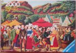 Image of the puzzle 2000, Ravensburger, Liberation Celebration, by André Bauchant, Complete, Picture of the box