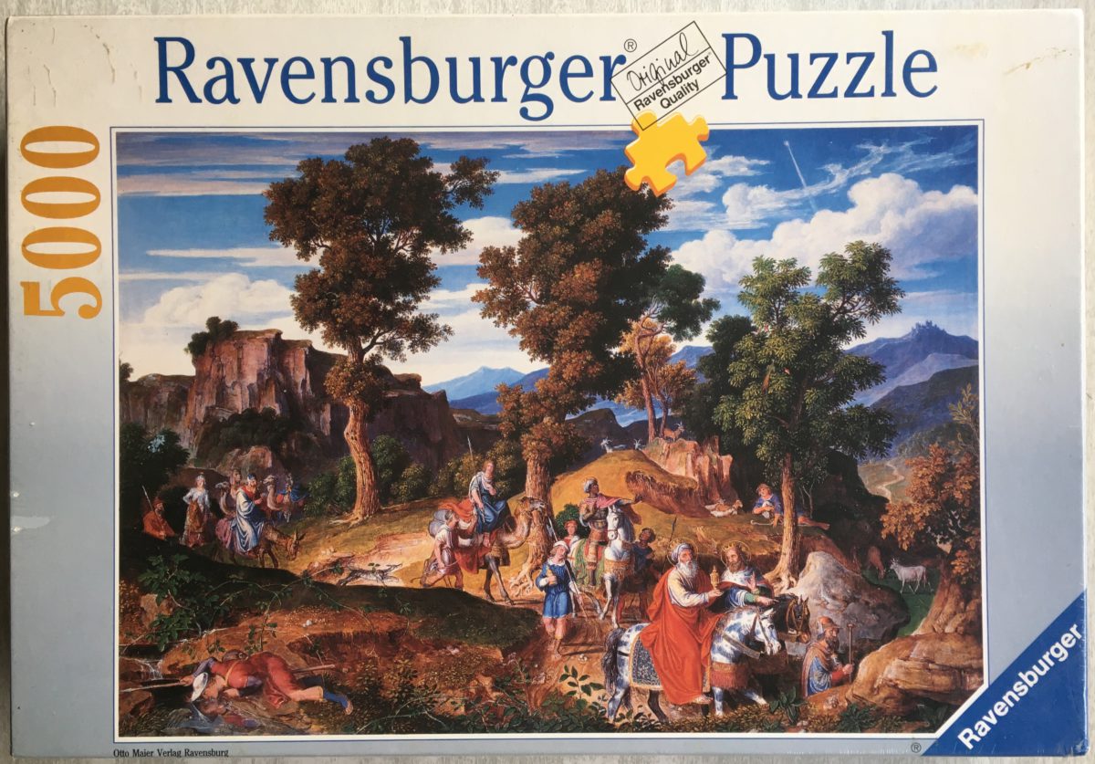 Puzzle 5000, Ravensburger, Serpentara Landscape and the Three Wise Men, Factory Sealed, 2024-01-03 Image of the Puzzle 5000, Ravensburger, Serpentara Landscape and the Three Wise Men, Factory Sealed, Picture of the box