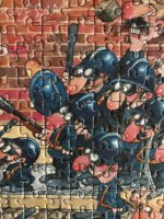 Image of the puzzle 500, Mighty Fightie, by Jean-Jacques Loup, Complete, Detail of the puzzle