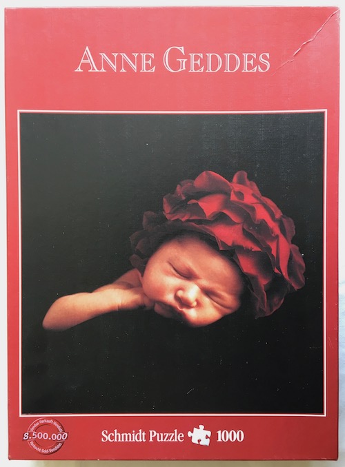 het winkelcentrum Celsius jogger 1000, Schmidt, Red Rose Bonnet, Anne Geddes - Rare Puzzles