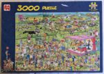 Image of the Puzzle 3000, Jumbo, Ascot Horse Racing, Complete, Picture of the Box