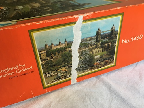 4000, Arrow, The Connoisseur Jigsaw Puzzle 5460, Complete, Picture of the side