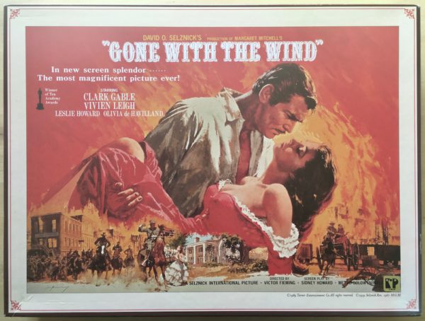 Image of the puzzle 2000, Artbox, Gone with the Wind (Movie Poster), Sealed Bag, Picture of the box