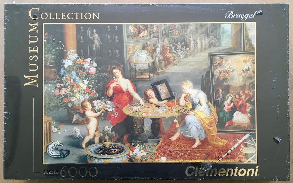 6000, Clementoni, Allegory of Sight and Smell, by Jan Brueghel the Elder, Factory Sealed, Listed by Jorge Image of the puzzle 6000, Clementoni, Allegory of Sight and Smell, by Jan Brueghel the Elder, Factory Sealed