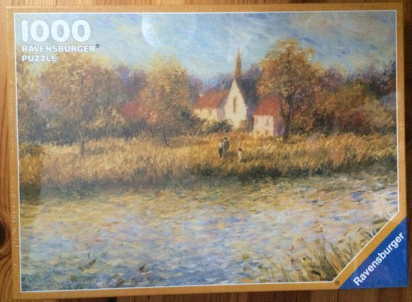 Image of the Puzzle 1000, Ravensburger, River Landscape, Factory Sealed, Image of the Box