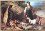 Image of the puzzle 1000, Big Top, The Stonebreaker and his Daughter, by Edwin Landseer, Complete, Picture of the puzzle