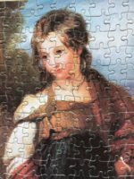 Image of the puzzle 1000, Big Top, The Stonebreaker and his Daughter, by Edwin Landseer, Complete, Detial of the puzzle