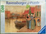 Image of the puzzle 1500, Ravensburger, Village Idyll, by Henri Cassiers, Complete, Picture of the box