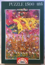 Image of the Puzzle 1500, Educa, All Aboard!, by Guillermo Mordillo, Sealed Bag, Picture of the Box