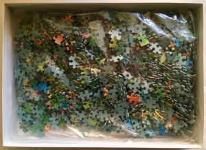 Image of the puzzle Puzzle 1500, Jigsaw Gallery, Jungle Dream, by Lovius Marcelin, Sealed Bag, Picture of the bag