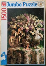 Image of the puzzle 1500, Jumbo, Still Life with Flowers, Complete, Picture of the box