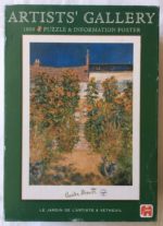 Image of the Puzzle 1000, Jumbo, The Artist Garden at Vetheuil, Sealed Bag, Picture of the Box