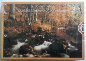 Image of the Puzzle 2000, Educa, Autumn Brook, Factory Sealed, Picture of the Front