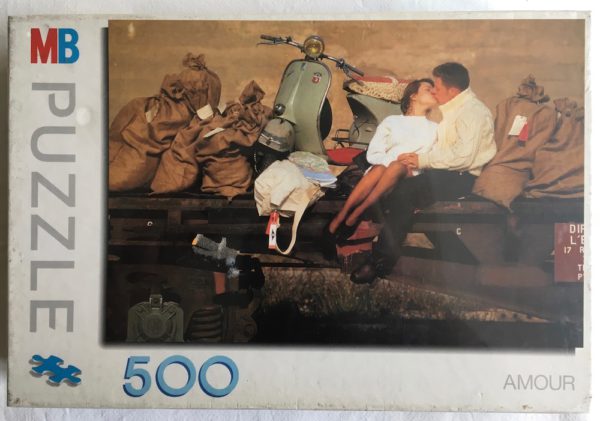 Image of the Puzzle 500, MB, On the Mail Train, Factory Sealed