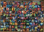 Image of the Puzzle 2000, Kosmos, Die drei ??? Cover-Collage-Puzzle, Complete, Picture of the Puzzle Assembled