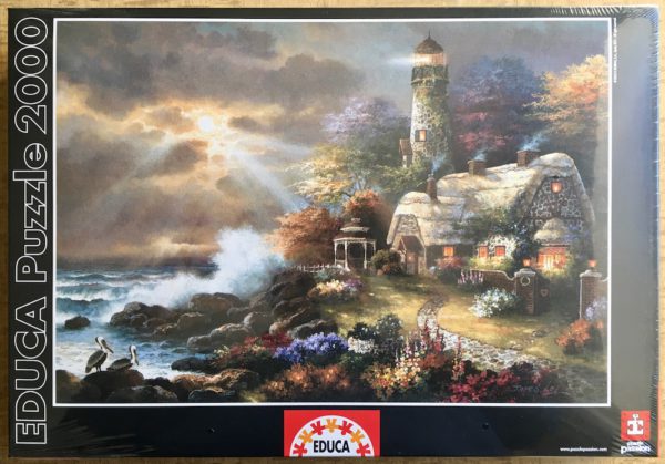 Image of the puzzle 2000, Educa, Heavens Light, James Lee, Factory Sealed