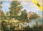 Image of the puzzle 1000, Flamenco, Landing Place, by Jan Brueghel the Elder, Complete, Picture of the box