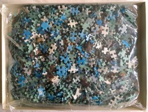 Image of the Puzzle 1500, Educa, Snow in Grainau, Sealed Bag, Pictuer of the Bag