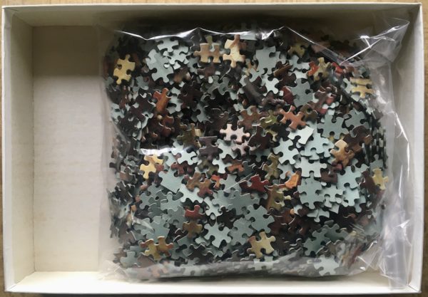 Image of the puzzle 1500, Jumbo, The First Birthday, by Frederick Daniel Hardy, Complete, Picture of the bag