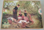 Image of the puzzle 3000, Educa, The Washerwomen, by Joaquim Vayreda, Sealed Bag, Picture of the box
