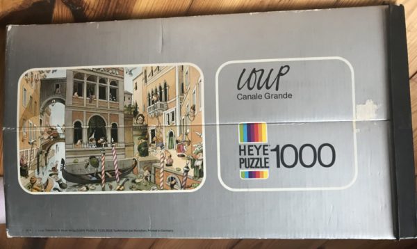 Image of the puzzle 1000, Heye, Canale Grande, by Jean-Jacques Loup, Complete, Picture of the box