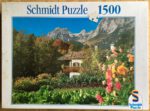 Image of the Puzzle 1500, Schmidt, Alps in Spring, by R. Kirsch, Factory Sealed