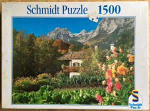 Image of the Puzzle 1500, Schmidt, Alps in Spring, by R. Kirsch, Factory Sealed
