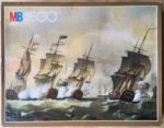 Image of the puzzle 1500, MB, Naval Battle, by Thomas Luny, Complete, Picture of the box
