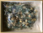Image of the puzzle 1500, MB, Naval Battle, by Thomas Luny, Complete, Picture of the bag