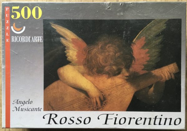 Image of the puzzle 500, Ricordi, Musician Angel, by Rosso Fiorentino, Factory Sealed, Picture of the box