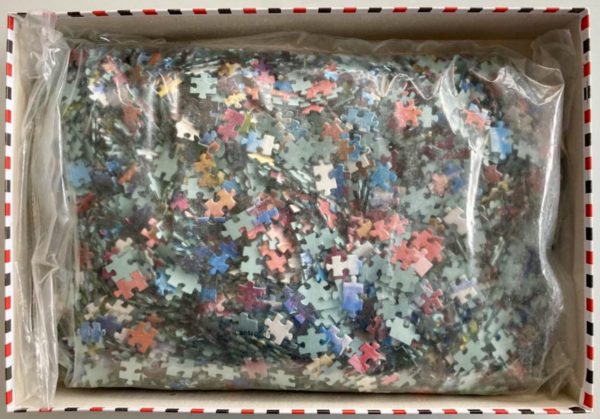 Image of the puzzle 5000, Educa, Inn at Lake Garda, by Howard Behrens, Sealed Bag, Picture of the bag