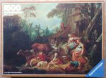 Image of the puzzle 1500, Ravensburger, Rural Idyll, by François Boucher, Incomplete, Picture of the box