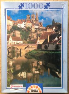 Image of the puzzle 1000, Educa, Semur-en-Auxois, France, Factory Sealed